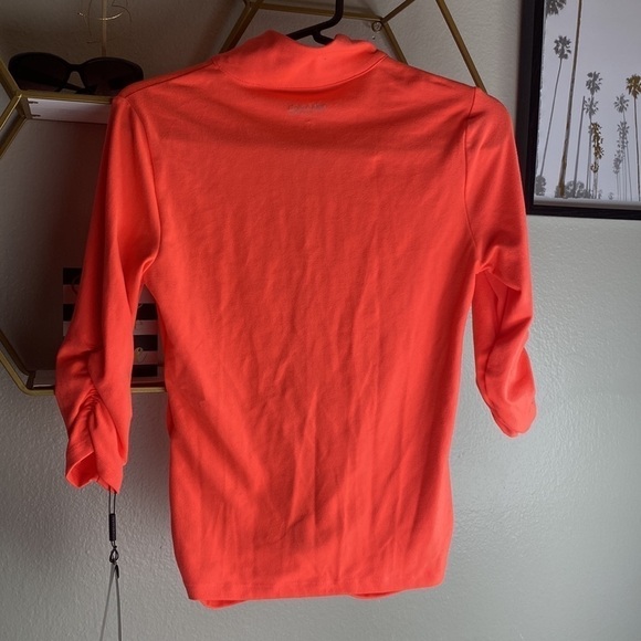 Calvin klein bright light orange performance quick dry activewear jacket NWT - Picture 5 of 11
